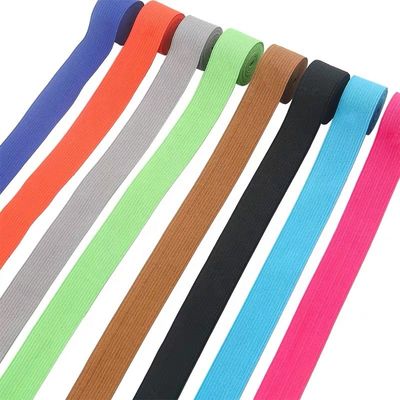 ROHS Cotton Canvas Belt Webbing Black Woven Belt 0.68 Inch Peel Strength