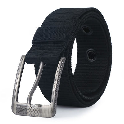 Sports Tactical Metal Buckle Nylon Belt Waistband Fabric